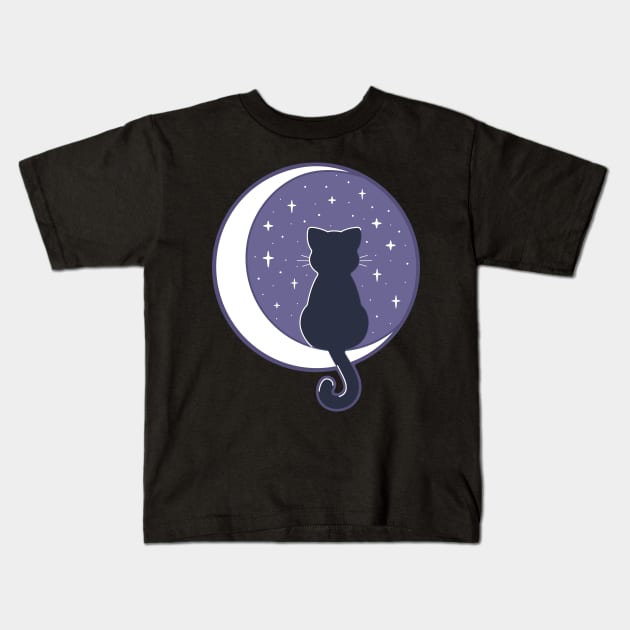 Star Gazer Kids T-Shirt by shegotskeels